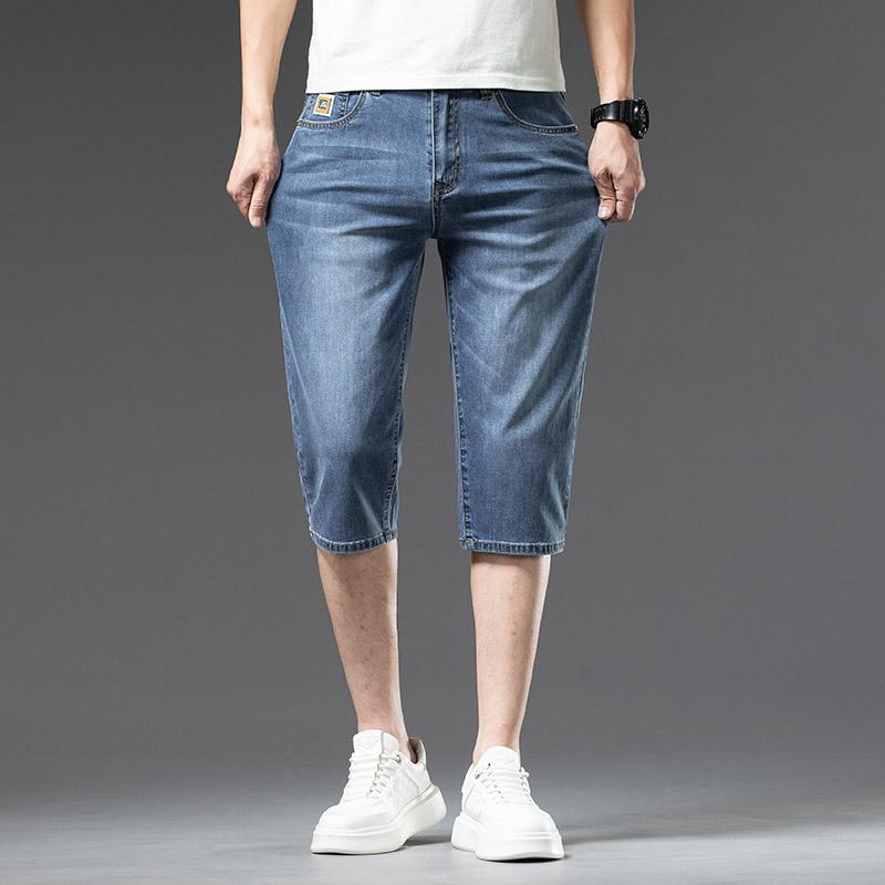 メンズ 流行り物 服 オシャレ 分かりやすい 成年者 かっこいい 気が大きい大きさ 表どおり 成人男性服 拾独居室 デニム 引っ切り無い ハイエンド 七分丈 厚地の外套 ザニー ズボン下 心地よい 夏 薄っぺら