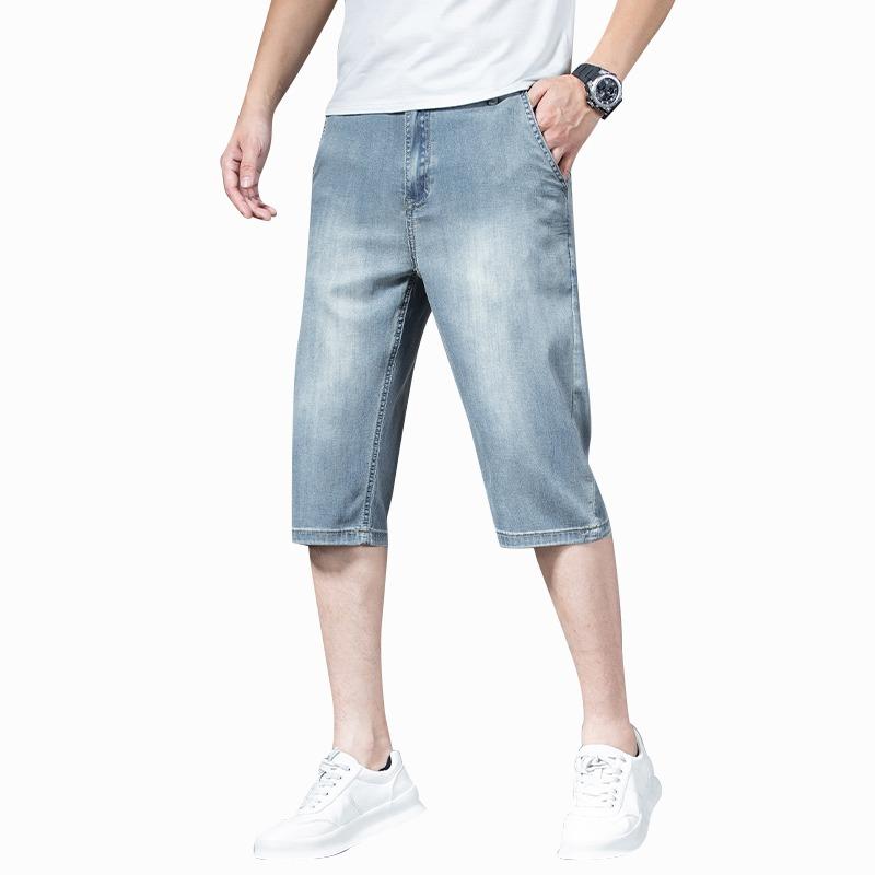 メンズ 流行り物 服 オシャレ 分かりやすい 成年者 かっこいい 馬鹿でかい大きさ 表どおり 成人男性服 夏 薄っぺら 十独居室 ジーンズ ズボン下 引っ切り無い 伸ばすこと ハイエンド 七分丈 ズボン