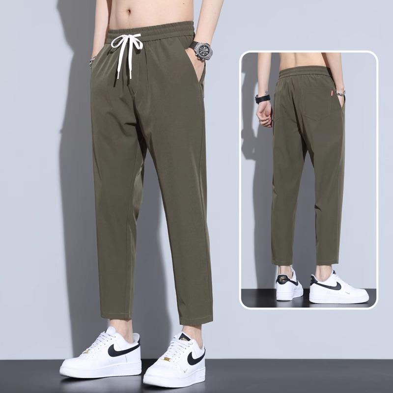 メンズ 流行り物 服 オシャレ 分かりやすい 成年者 かっこいい 気が大きい大きさ 表どおり 成人男性服 ハイエンド 九分丈 冷感 心地よい ズボン下 夏 薄っぺら 引っ切り無い 伸縮性 伸ばすこと 伸ばすこと ドレープ 感