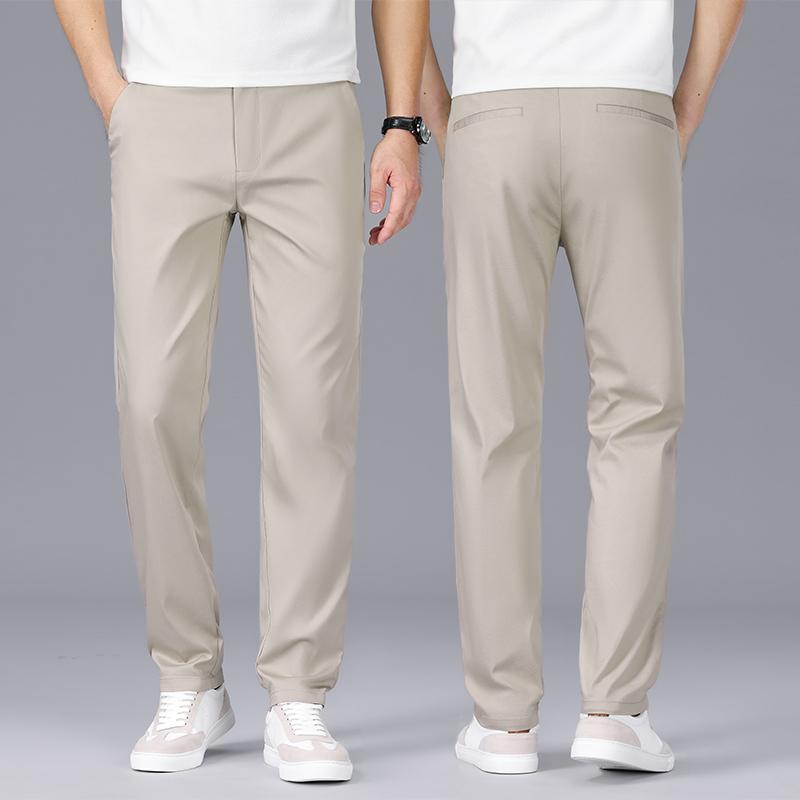 メンズ 流行り物 服 オシャレ 分かりやすい 成年者 かっこいい 途轍も無い大いさ 表どおり 成人男性服 夏 薄っぺら 心地好い ズボン下 引っ切りない 伸ばすこと 通気性 ハイエンド ソリッドカラー 商行為 背広 メンズファッション-ズボン・パンツ