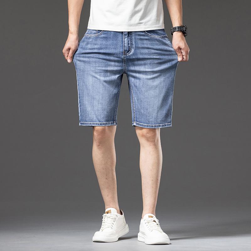 メンズ 流行り物 服 オシャレ 分かりやすい 成年者 かっこいい 途轍も無い大いさ 表どおり 成人男性服 ジーンズ ズボン下 引っ切りない 夏 薄っぺら 通気性 五分丈 心地好い ズボン・パンツ-メンズファッション
