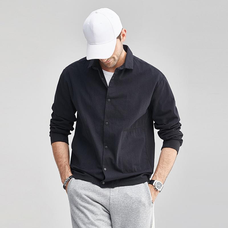 メンズ 流行り物 服  オシャレ 分かりやすい 成年者 かっこいい 気が大きい大きさ 表どおり 成人男性服  上衣 心地よい トップス 綿織物上衣
