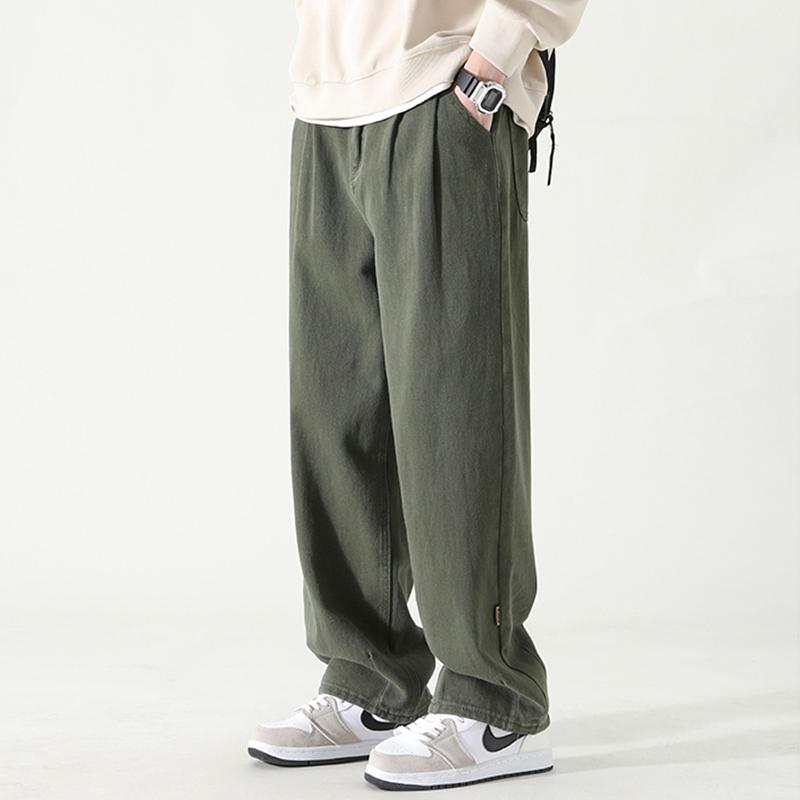 メンズ ファッション 服 オシャレ シンプル 大人 かっこいい 大きいサイズ ストリート 紳士服 アメリカン ワーク パンツ 夏 ゆったり ワイド レッグ カジュアル ストレート