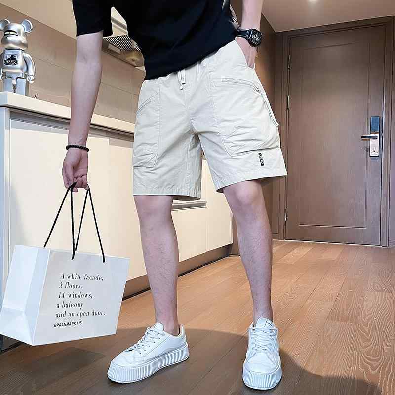 メンズ 流行り物 服  オシャレ 分かりやすい 成年者 かっこいい 気が大きい大きさ 表どおり 成人男性服 夏 ズボン下  衣嚢 薄っぺら ズボン下 心地よい 二分の一 五分丈