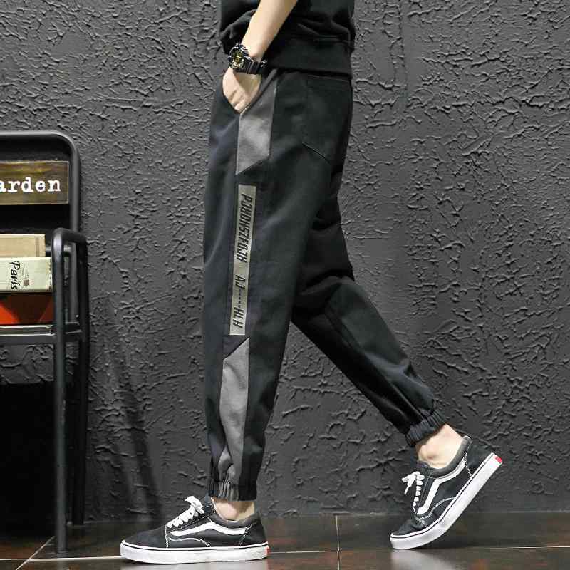 メンズ 流行り物 服  オシャレ 分かりやすい 成年者 かっこいい 馬鹿でかい大きさ 表どおり 成人男性服  心地好い 九分丈 ズボン下 引っ切り無い レッグ ドローストリング 秋 綿