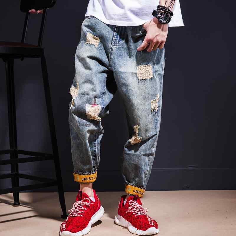 メンズ 流行り物 服  オシャレ 分かりやすい 大 かっこいい 気が大きい大きさ 表どおり 成人男性服  下唇 九分丈 デニム 夏 薄っぺら 引っ切り無い 伸縮性 伸ばすこと 伸ばすこと 通気性 ズボン下
