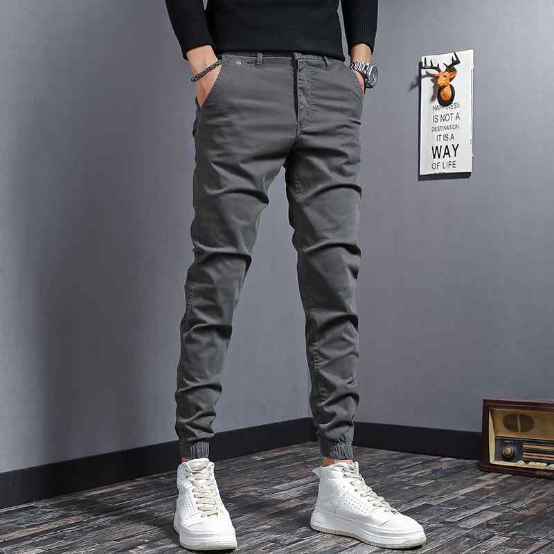 メンズ 流行り物 服 オシャレ 分かりやすい 大 かっこいい 気が大きい大きさ 表どおり 成人男性服 春 秋 無地 心地よい 運動競技 ズボン下 か細い 長ズボン