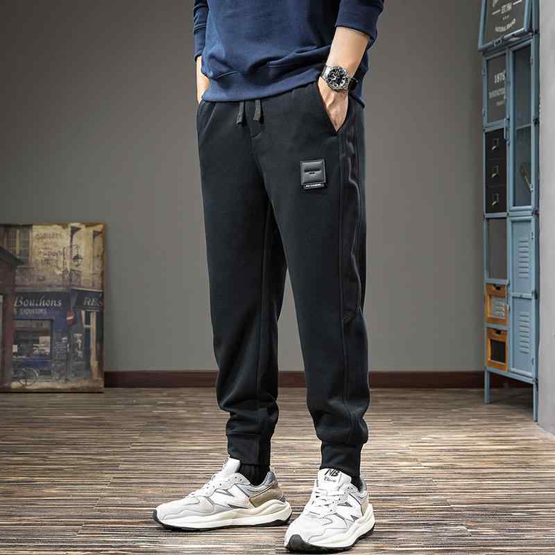 メンズ 流行り物 服  オシャレ 分かりやすい 大 かっこいい 馬鹿でかい大きさ 表どおり 成人男性服 秋 運動競技 心地好い ズボン下 レッグ アメリカン 甚だしい 流行り物 スウェットパンツ