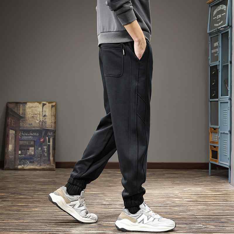 メンズ 流行り物 服  オシャレ 分かりやすい 大 かっこいい 馬鹿でかい大きさ 表どおり 成人男性服 秋 アメリカン スウェットパンツ 朦々たる 編み物 心地好い ズボン下 ゆったり ズボン