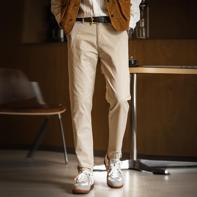 メンズ 流行り物 服  オシャレ 分かりやすい 大 かっこいい 馬鹿でかい大きさ 表どおり 成人男性服  ハイエンド レトロ 心地好い ズボン下 秋 か細い 引っ切り無い 韓国 表現スタイル 細工物ズボン下