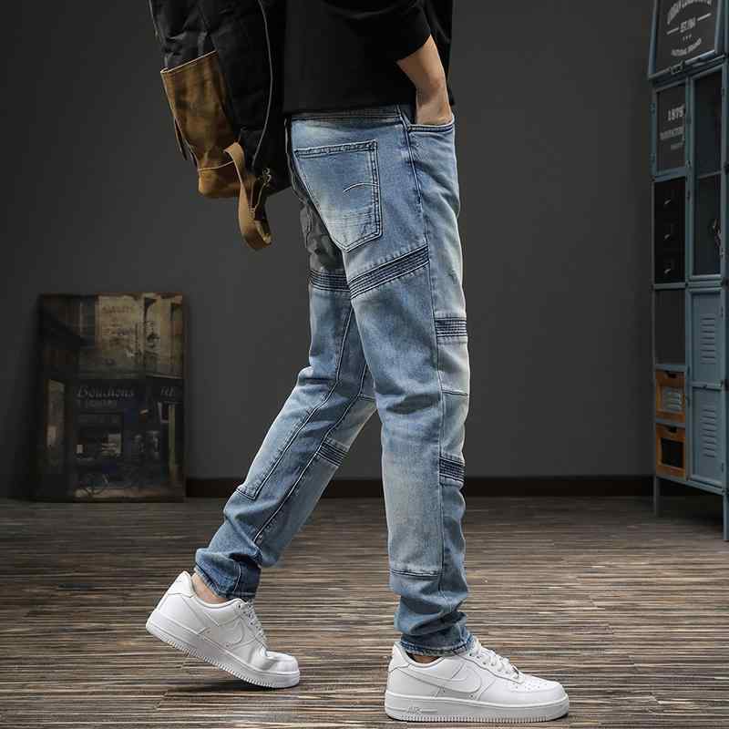 メンズ 流行り物 服 オシャレ 分かりやすい 大 かっこいい 途轍も無い大きさ 表どおり 成人男性服 ハイエンド アメリカン 春 秋 ウォッシュ産業 不都合 か細い 引っ切りない レッグ ズボン下 デニム