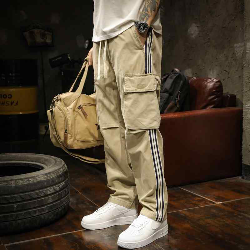 メンズ 流行り物 服  オシャレ 分かりやすい 大 かっこいい 気が大きい大きさ 表どおり 成人男性服  年月 アメリカン レトロ 流行り物 マルチ 衣嚢 ズボン ズボン下 心地よい