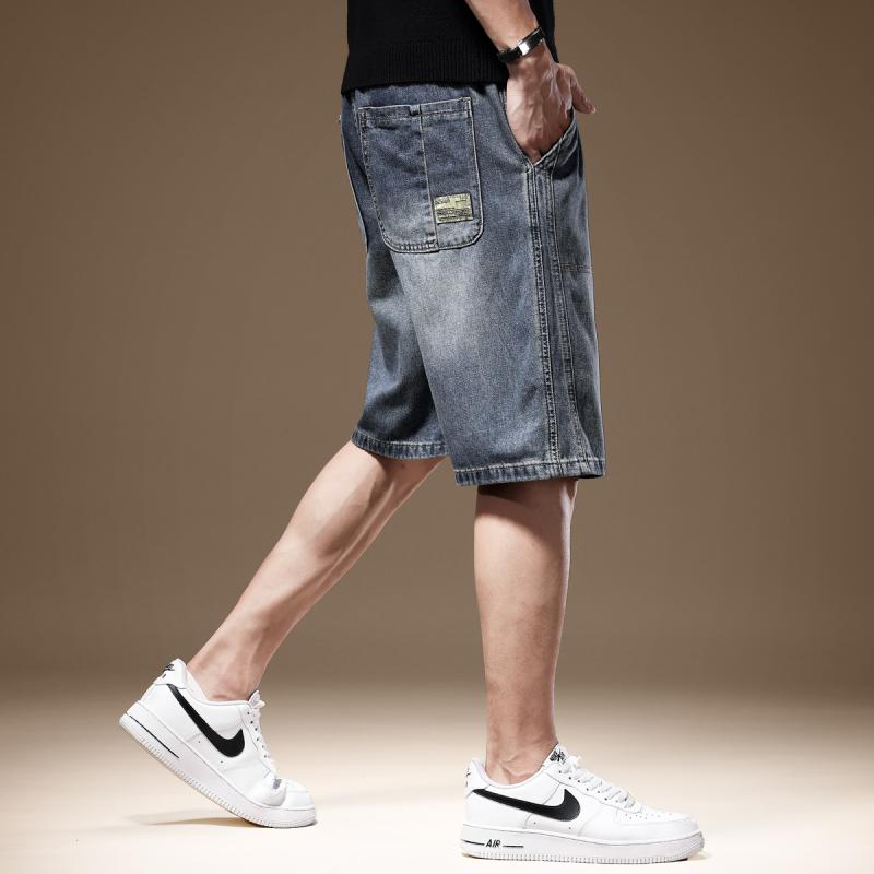 メンズ 流行り物 服  オシャレ 分かりやすい 大 かっこいい 途轍も無い大きさ 表どおり 成人男性服  ハイエンド アメカジ 心地よい ジーンズ ズボン下 夏 透け透け ゆったり 好いたらしい 五分丈 真っただ中