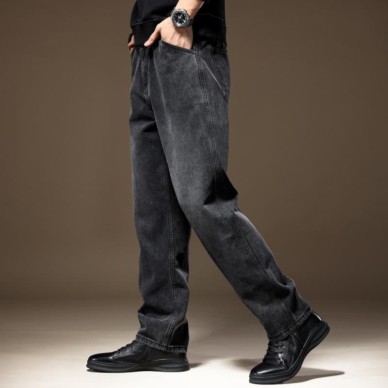 メンズ 流行り物 服  オシャレ 分かりやすい 成年者 かっこいい 馬鹿でかい大きさ 表どおり 成人男性服  ハイエンド アメリカン 甚だしい レトロ デニム 流行り物 引っ切り無い 不都合製作 広々とした レッグ 夏 心地好い ロング ズボン下