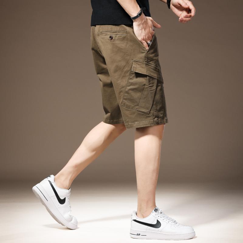メンズ 流行り物 服  オシャレ 分かりやすい 大 かっこいい 馬鹿でかい大きさ 表どおり 成人男性服 夏 薄っぺら アメリカン レトロ マルチ 衣嚢 心地好い 積貨委託貨物 ズボン下 五分丈 二分の一 ズボン下 引っ切り無い レッグ ズボン