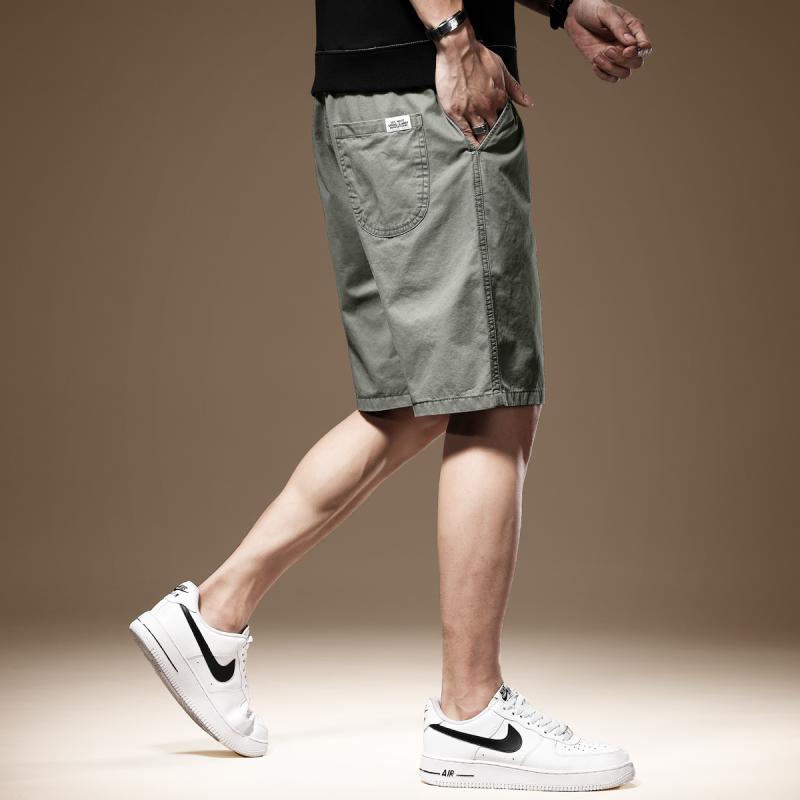 メンズ 流行り物 服  オシャレ 分かりやすい 大 かっこいい 気が大きい大きさ 表どおり 成人男性服  アメリカン 分かりやすい 夏 薄っぺら 心地よい ズボン下 アウターウェア 五分丈 綿織物 通気性 運動競技