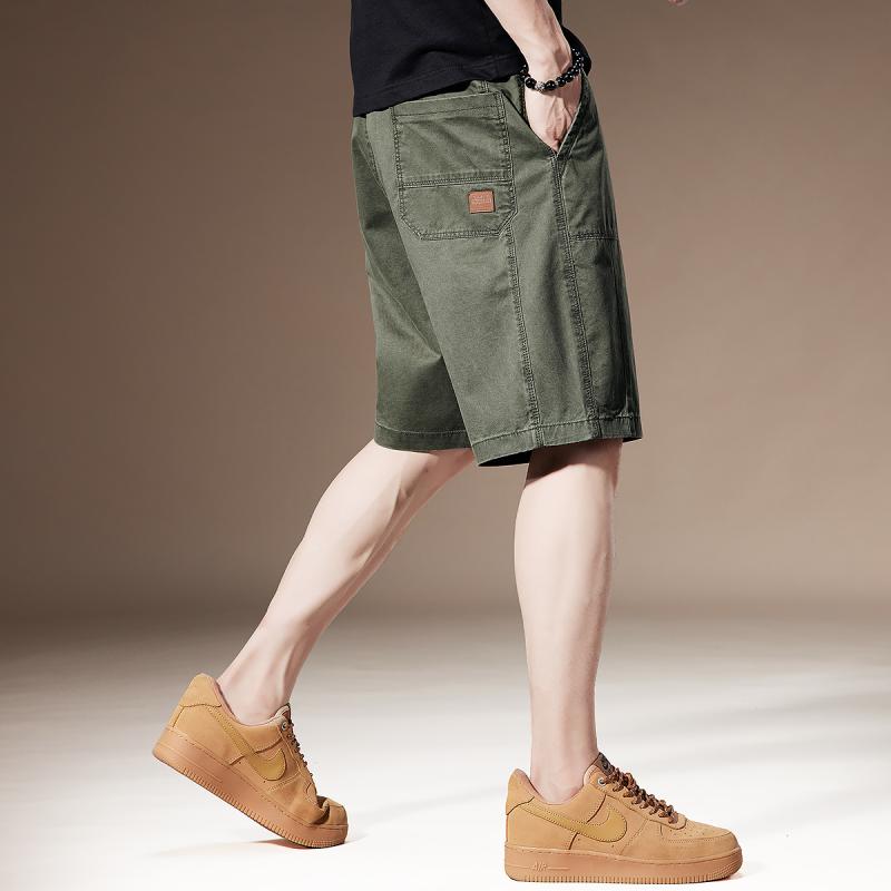 メンズ 流行り物 服  オシャレ 分かりやすい 大 かっこいい 馬鹿でかい大きさ 表どおり 成人男性服  ハイエンド アメリカン レトロ 綿織物 甚だしい 積貨委託貨物 ズボン下 夏時 アウトドア 引っ切り無い 五分丈 心地好い ズボン下