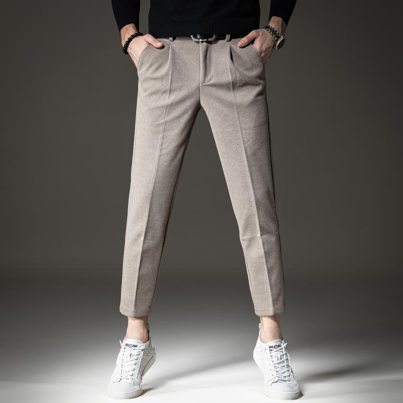 メンズ 流行り物 服  オシャレ 分かりやすい 成年者 かっこいい 馬鹿でかい大きさ 表どおり 成人男性服 夏 薄っぺら 羊毛 九分丈 心地好い ズボン下 引っ切り無い か細い相応う ともし火 商行為 ドレープ