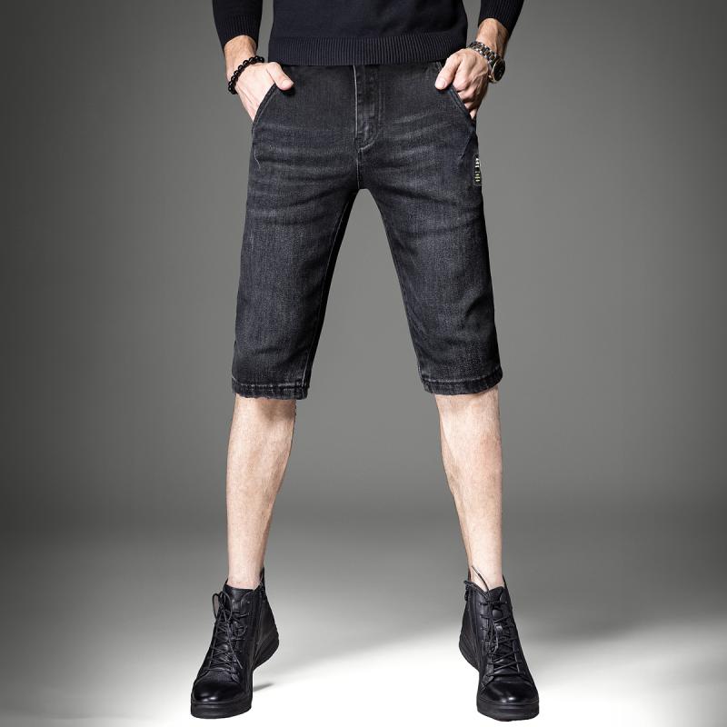 メンズ 流行り物 服  オシャレ 分かりやすい 成年者 かっこいい 馬鹿でかい大きさ 表どおり 成人男性服 夏 薄っぺら ジーンズ ズボン下 引っ切り無い 黒いこと 心地好い 二分の一
