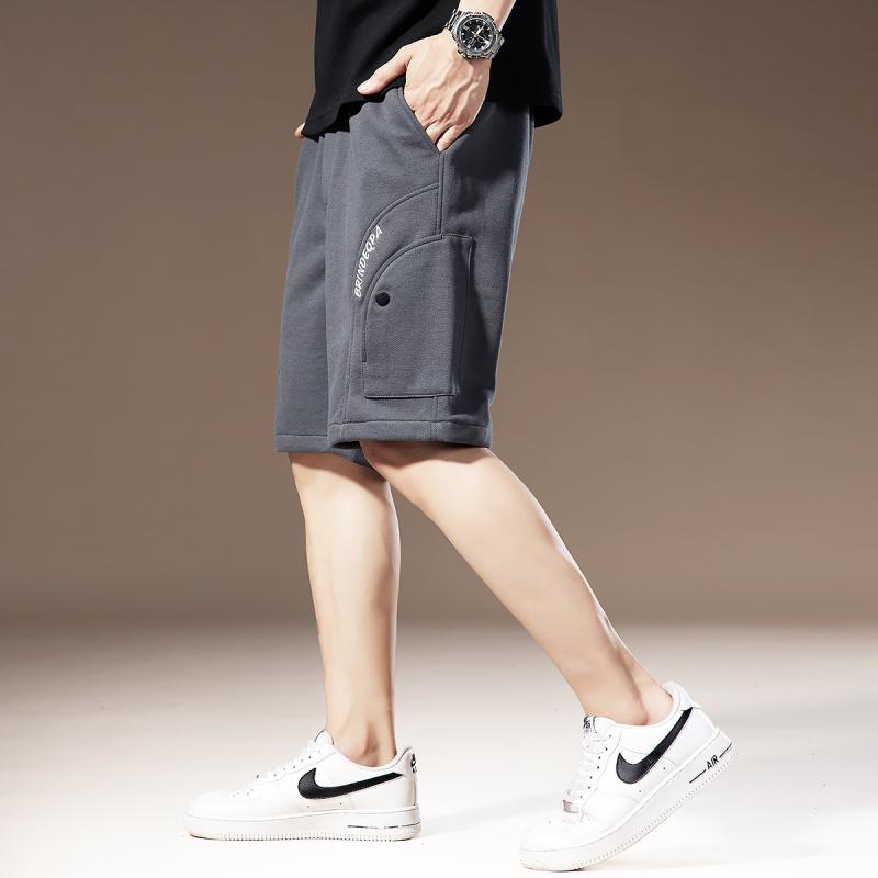 メンズ 流行り物 服  オシャレ 分かりやすい 成年者 かっこいい 馬鹿でかい大きさ 表どおり 成人男性服  ハイエンド アメリカン 甚だしい 編み物 スウェットパンツ 夏 薄っぺら ズボン下 五分丈 並み並み