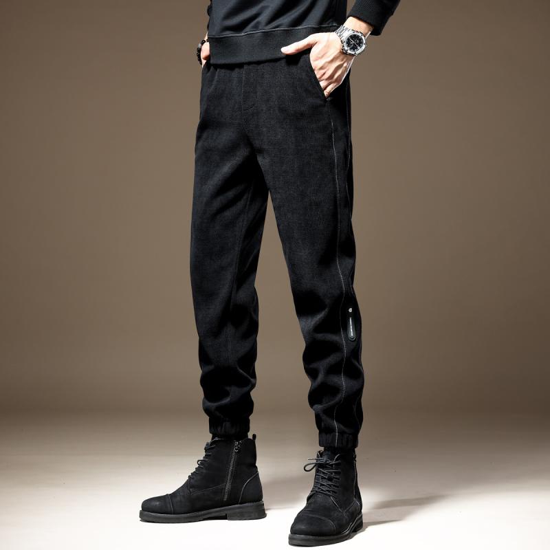 メンズ 流行り物 服  オシャレ 分かりやすい 成年者 かっこいい 馬鹿でかい大きさ 表どおり 成人男性服  ハイエンド シェニール 心地好い ズボン下 烏兎 運動競技 ズボン スウェットパンツ
