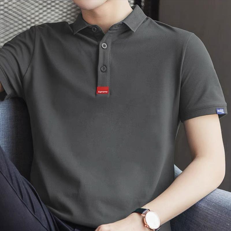 メンズ 流行り物 服  オシャレ 分かりやすい 成年者 かっこいい 気が大きい大きさ 表どおり 成人男性服 夏 ポロ プルオーバー 半袖 冷感 薄っぺら 心地よい T プルオーバー