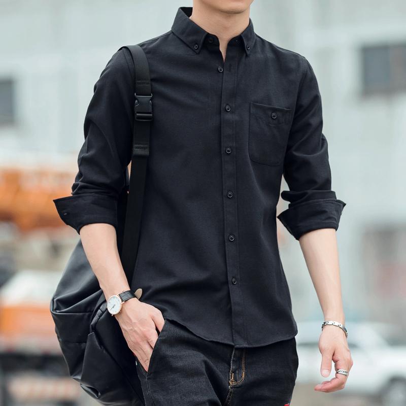 メンズ ファッション 服 オシャレ シンプル 大人 かっこいい 大きいサイズ ストリート 紳士服 シャツ 長袖 韓国 スタイル 春秋 カジュアル