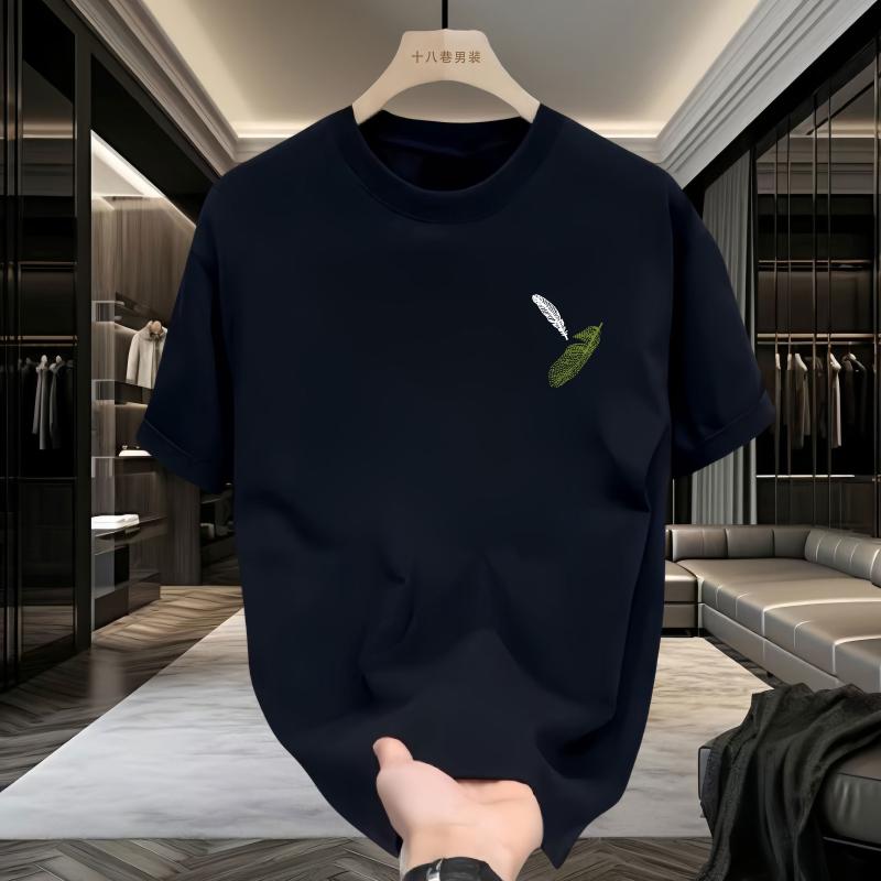 メンズ 流行り物 服  オシャレ 分かりやすい 成年者 かっこいい 大層らしい大きさ 表どおり 成人男性服 綿 T プルオーバー 半袖 刷り上げる ラウンドのど首 夏 心地よい トップス