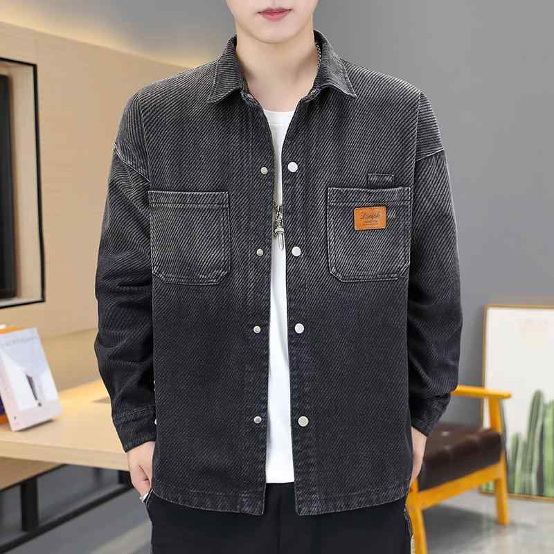 メンズ 流行り物 服  オシャレ 分かりやすい 成年者 かっこいい 気が大きい大きさ 表どおり 成人男性服 グラデーション ジーンズ 上衣 年月 トップス 心地よい プルオーバー 風