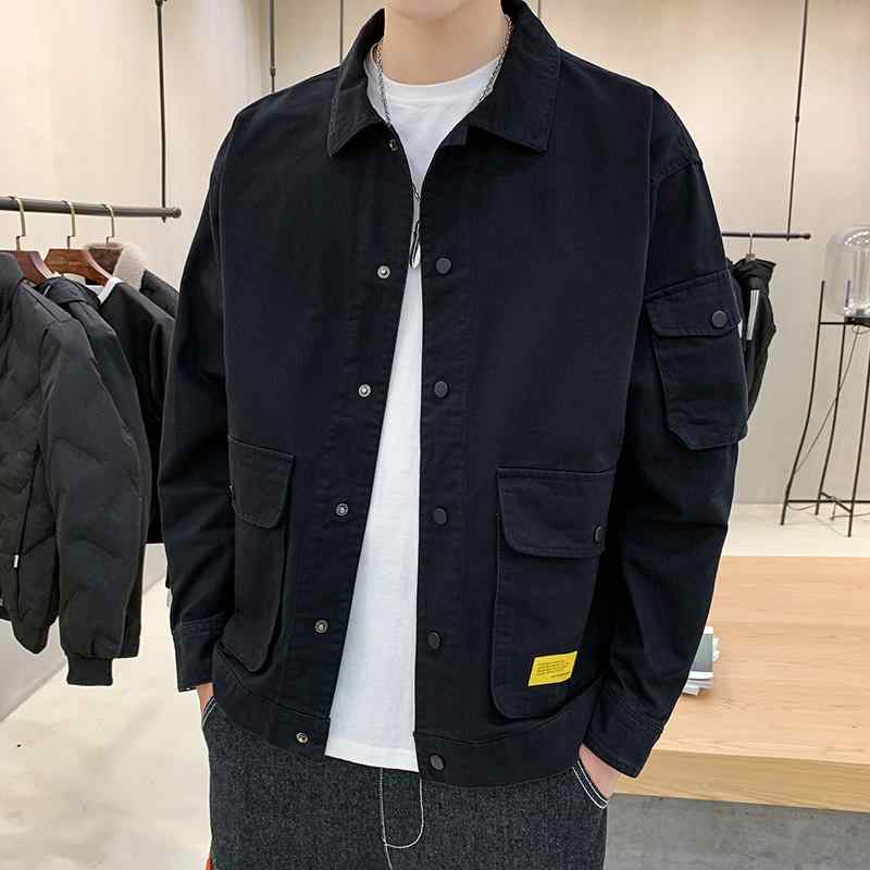 メンズ ファッション 服 オシャレ シンプル 大人 かっこいい 大きいサイズ ストリート 紳士服 ワークジャケット 春秋 ジャケット 韓国 スタイル カジュアル アメリカン スリム 長袖 シャツ|リコット