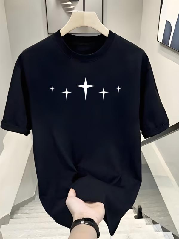 メンズ 流行り物 服 オシャレ 分かりやすい 成年者 かっこいい 大層らしい大きさ 表どおり 成人男性服 半袖 心地よい ハイエンド T プルオーバー 夏 綿 トップス
