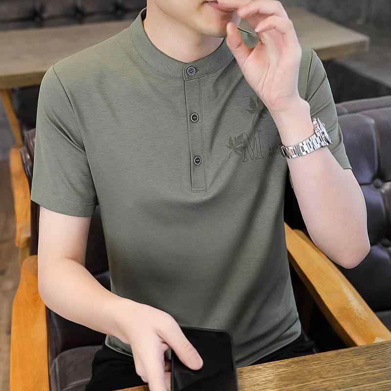 メンズ ファッション 服 オシャレ シンプル 大人 かっこいい 大きいサイズ ストリート 紳士服 半袖 T シャツ トップス 夏 ポロ シャツ 快適｜リコット