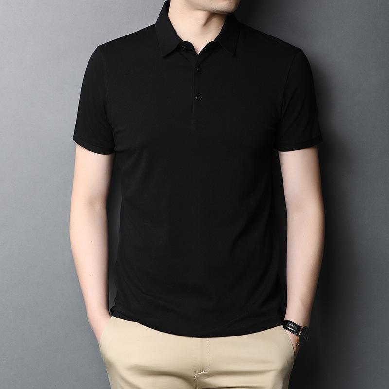 メンズ 流行り物 服  オシャレ 分かりやすい 成年者 かっこいい 馬鹿でかい大きさ 表どおり 成人男性服  ポロ プルオーバー 半袖 夏 冷感 商行為 か細い