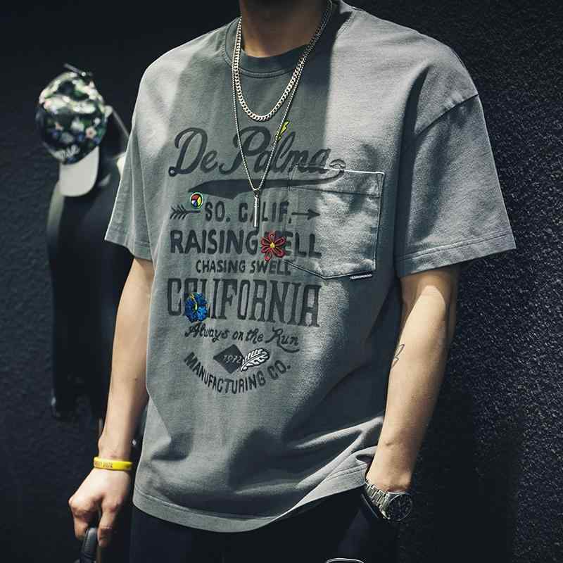 メンズ ファッション 服 オシャレ シンプル 大人 かっこいい 大きいサイズ ストリート 紳士服 ラウンドネック 半袖 T シャツ 夏 プリント 快適 綿 厚手|リコット