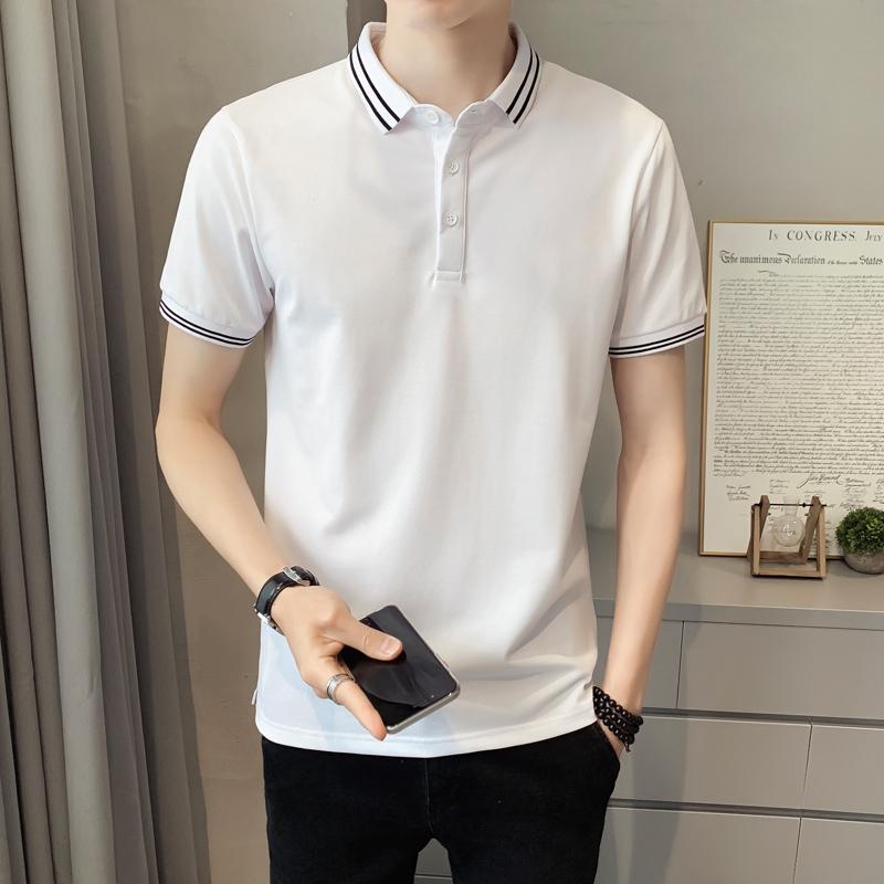 メンズ 流行り物 服  オシャレ 分かりやすい 成年者 かっこいい 馬鹿でかい大きさ 表どおり 成人男性服  ハイエンド ポロ プルオーバー 半袖 夏 薄っぺら ゆったり 冷感 心地好い か細い T プルオーバー