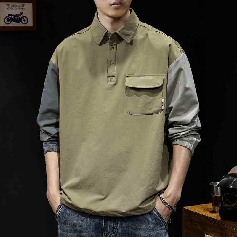 メンズ ファッション 服 オシャレ シンプル 大人 かっこいい 大きいサイズ ストリート 紳士服 アウトドア ポロ シャツ カジュアル 長袖 速乾 ジャケット