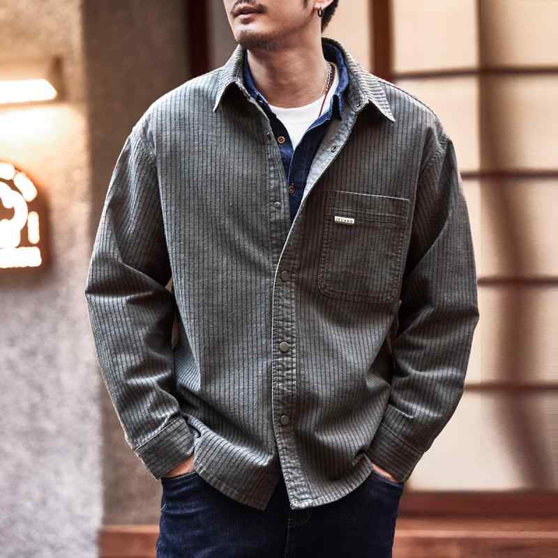 メンズ 流行り物 服  オシャレ 分かりやすい 成年者 かっこいい 途轍も無い大きさ 表どおり 成人男性服  ハイエンド レトロ 長袖 プルオーバー 秋 読み合わせる柄 上衣
