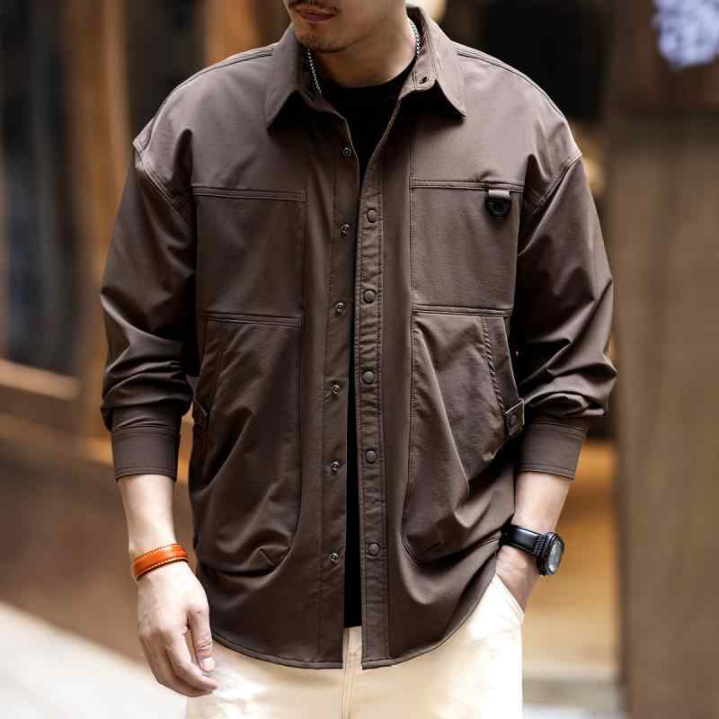 メンズ 流行り物 服  オシャレ 分かりやすい 成年者 かっこいい 気が大きい大きさ 表どおり 成人男性服  アメリカン レトロ 細工物 プルオーバー 秋 アウトドア 手ごわい 狩猟 心地よい 上衣