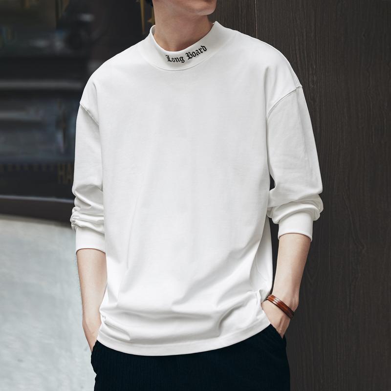 メンズ ファッション 服 オシャレ シンプル 大人 かっこいい 大きいサイズ ストリート 紳士服 ハイエンド 長袖 T シャツ 秋 綿 7,598円