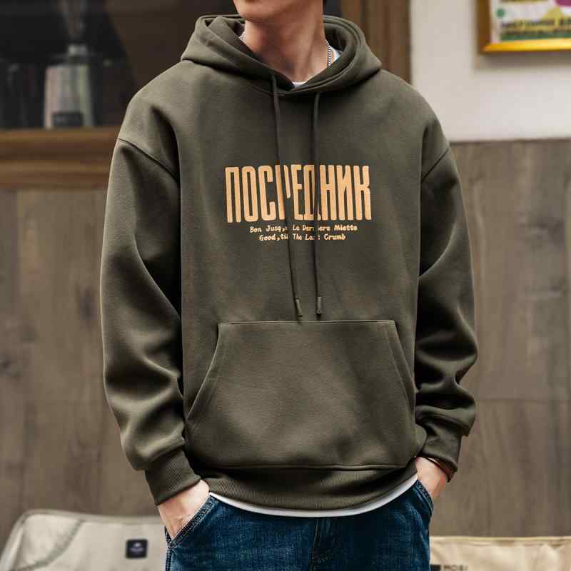 メンズ 流行り物 服  オシャレ 分かりやすい 成年者 かっこいい 途轍も無い大きさ 表どおり 成人男性服  アメリカン 甚だしい ボンネット 流汗 プルオーバー 秋 トップス 長袖 T プルオーバー