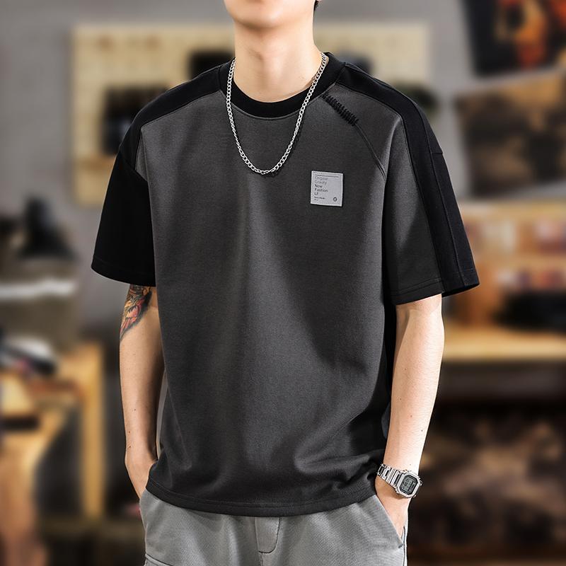 メンズ 流行り物 服 オシャレ 分かりやすい 成年者 かっこいい 途轍も無い大いさ 表どおり 成人男性服 アメリカン 甚だしい 260 g ラグラン捩り 半袖 T プルオーバー 夏 心地好い メンズファッション-トップス-Tシャツ・カットソー