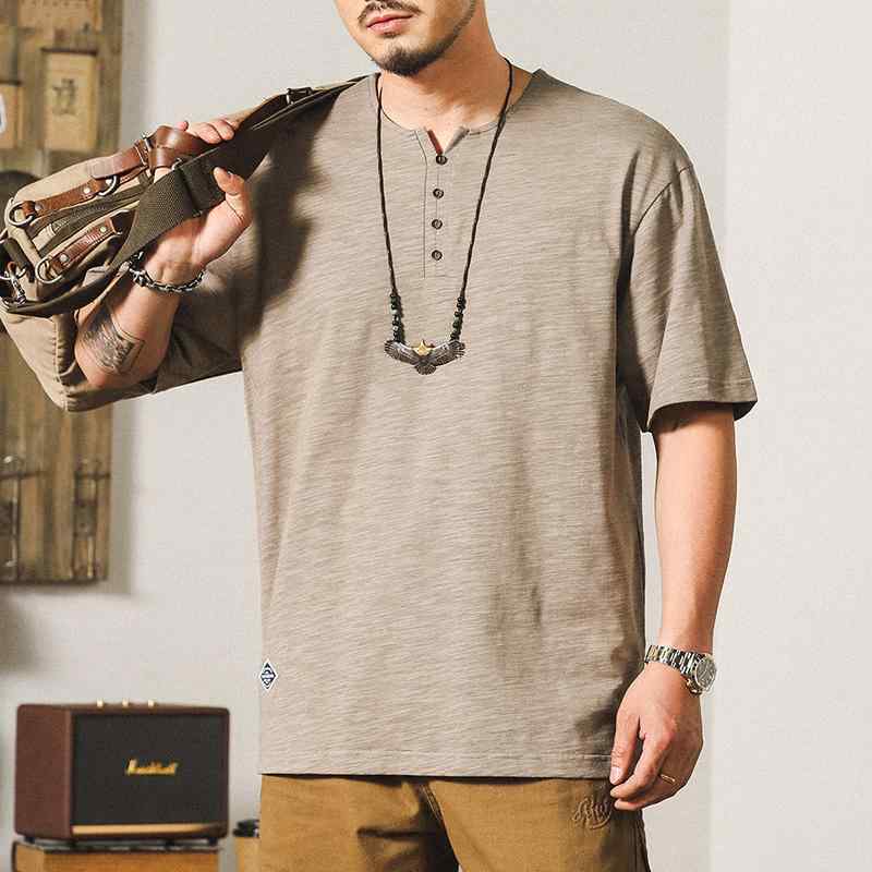 メンズ ファッション 服 オシャレ シンプル 大人 かっこいい 大きいサイズ ストリート 紳士服 アメリカン レトロ 半袖 T シャツ 夏