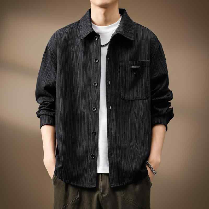 メンズ 流行り物 服  オシャレ 分かりやすい 成年者 かっこいい 途轍も無い大きさ 表どおり 成人男性服  ハイエンド プルオーバー 上衣 秋 レトロ トップス 細工物御召しもの 長袖