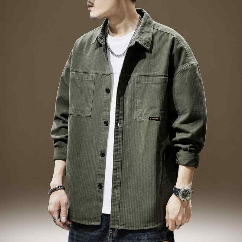 メンズ 流行り物 服  オシャレ 分かりやすい 成年者 かっこいい 途轍も無い大きさ 表どおり 成人男性服  アメリカン レトロ ハイエンド 縞模様 長袖 プルオーバー 秋 流行り物 心地よい 上衣