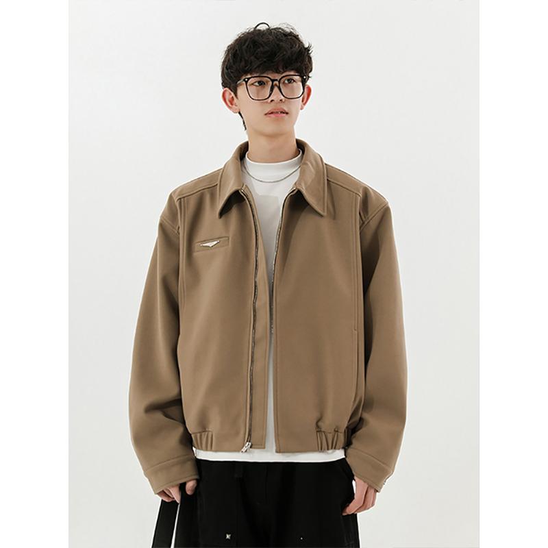 メンズ 服 シンプル ファッション オシャレ 大人 かっこいい 大きいサイズ ストリート 紳士服 ファッション アメリカン ハイエンド ジャケット カジュアル レトロ