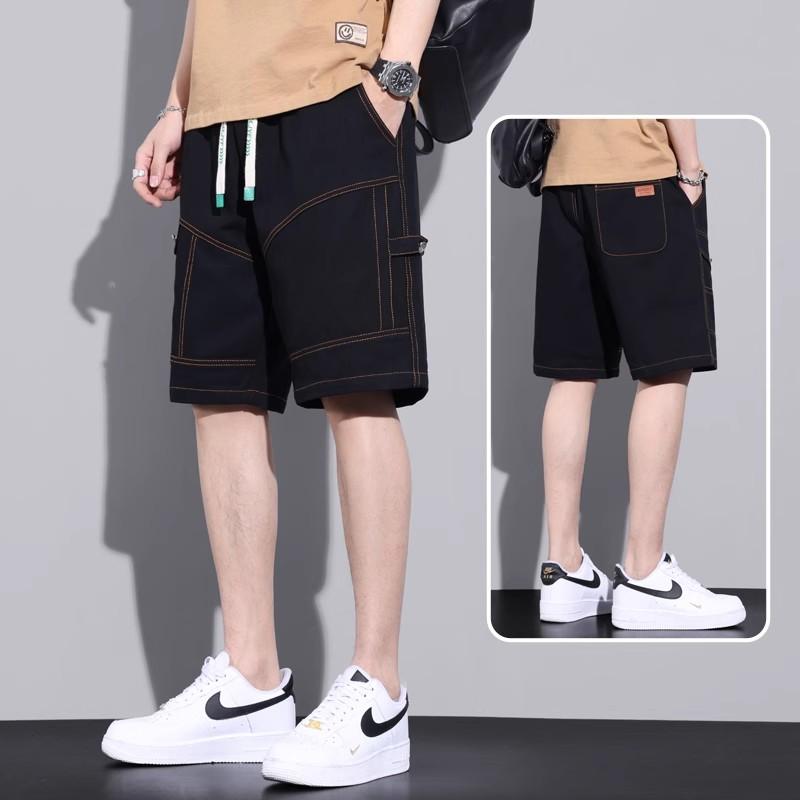 メンズ  服 分かりやすい 流行り物 オシャレ 成年者 かっこいい 気が大きい大きさ 表どおり 成人男性服 夏 薄っぺら ゆったり 心地よい アメリカン 七分丈 ズボン 好いたらしい