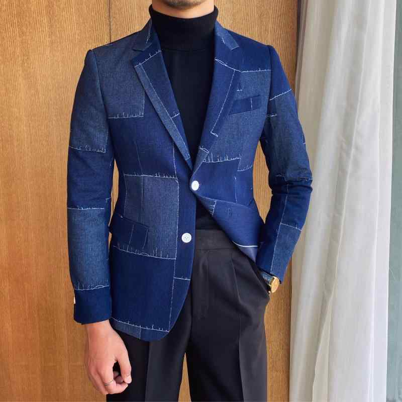 メンズ 服 シンプル ファッション オシャレ 大人 かっこいい 大きいサイズ ストリート 紳士服 ワークデニム スーツ テーラードジャケット カジュアル ワーク