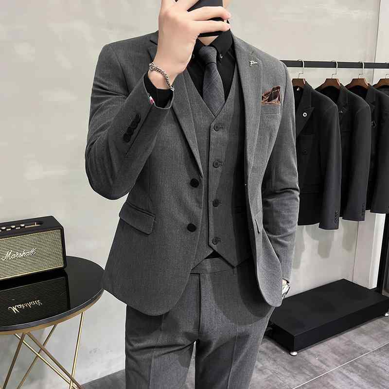 メンズ 服 シンプル ファッション オシャレ 大人 かっこいい 大きいサイズ ストリート 紳士服 スーツ ハイエンド スリム フォーマル カジュアル ジャケット|リコット