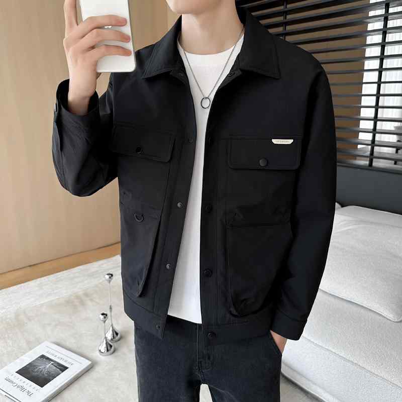 メンズ 服 シンプル ファッション オシャレ 大人 かっこいい 大きいサイズ ストリート 紳士服 春秋 ジャケット ワークジャケット シンプル 快適 トップス｜リコット