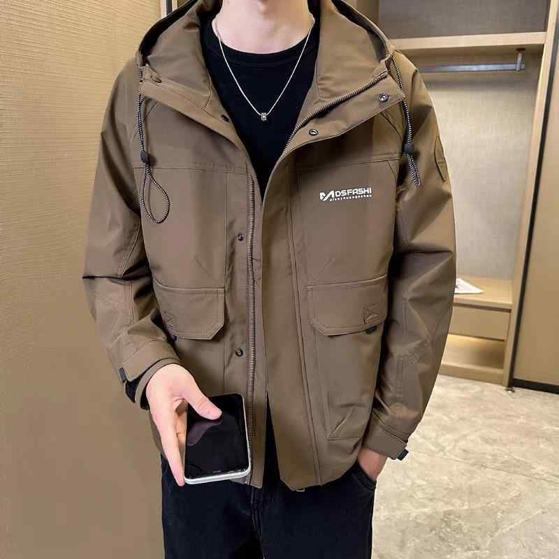 メンズ 服 シンプル ファッション オシャレ 大人 かっこいい 大きいサイズ ストリート 紳士服 スプリング ジャケット スタンドカラー カジュアル シンプル ハイエンド